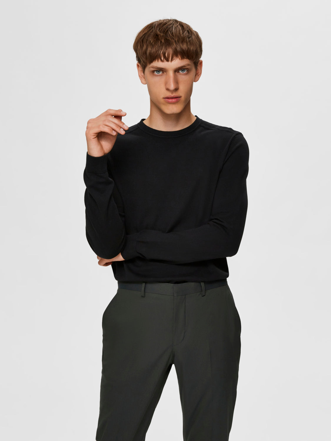SLHBERG Pullover - black